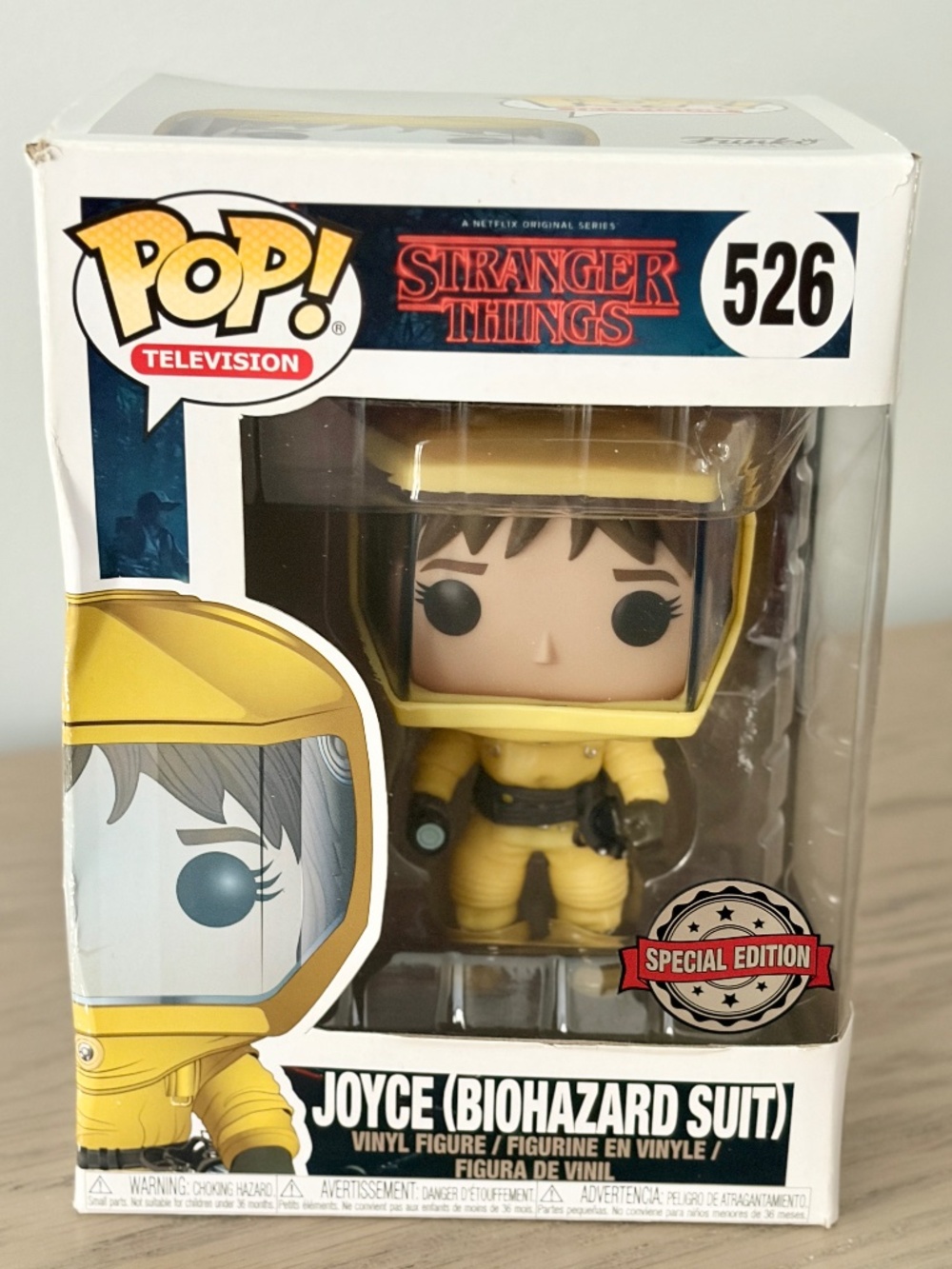 Funko Pop Joyce Biohazard Suit #526 Stranger Things Vinyl Figure SPECIAL EDITION